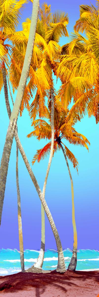 05427p seascape, hand painted, coconut palms, islands,,.jpg