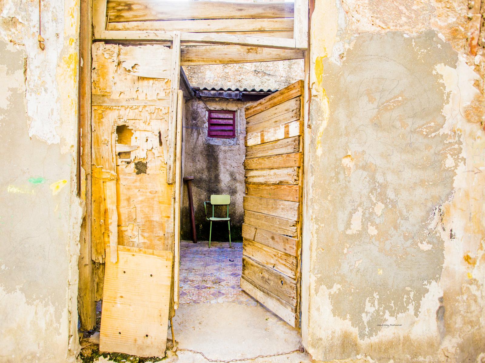 54906 architecture, decay, door and chair ,,  .jpg