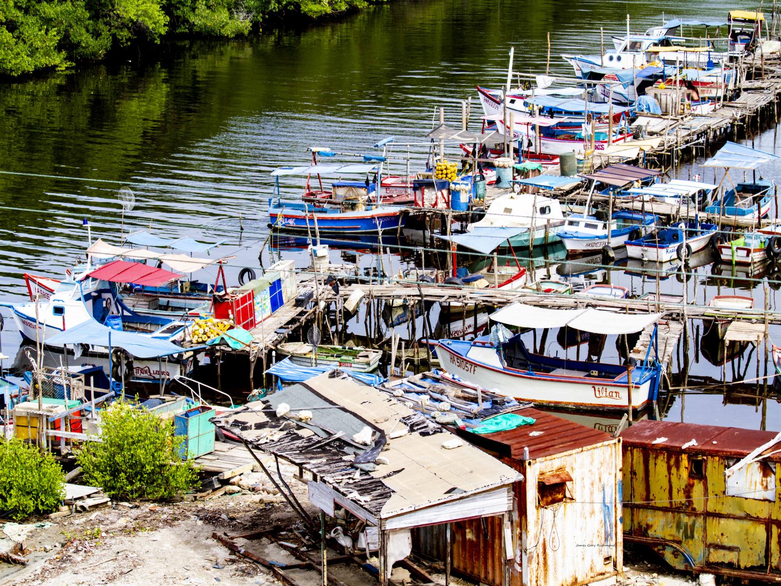 56967  cuba fishing village, boats, lifestyle,, .jpg