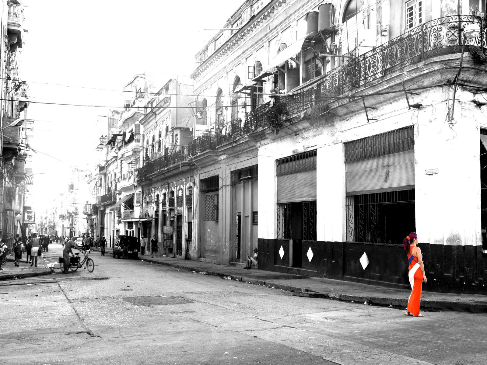 52989 architecture, woman in red, street scene.jpg