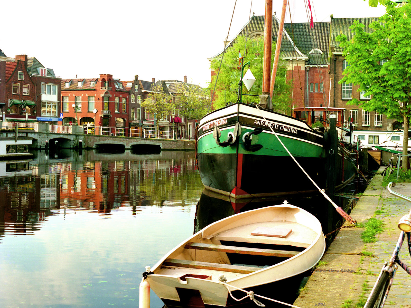 6532  seascape, dutch harbor netherlands , boats .jpg