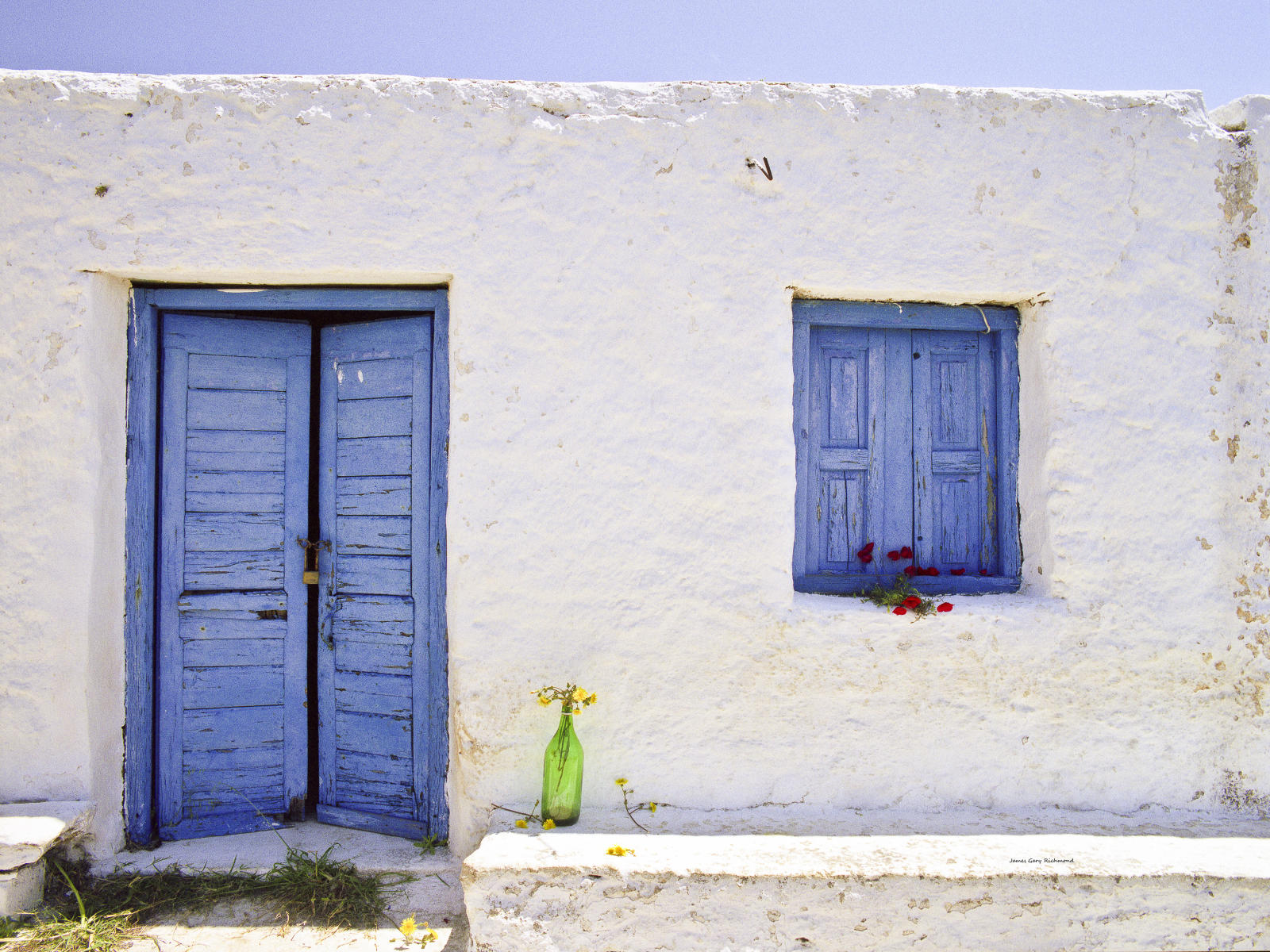 18757 architecture, blue doors, windows, .jpg