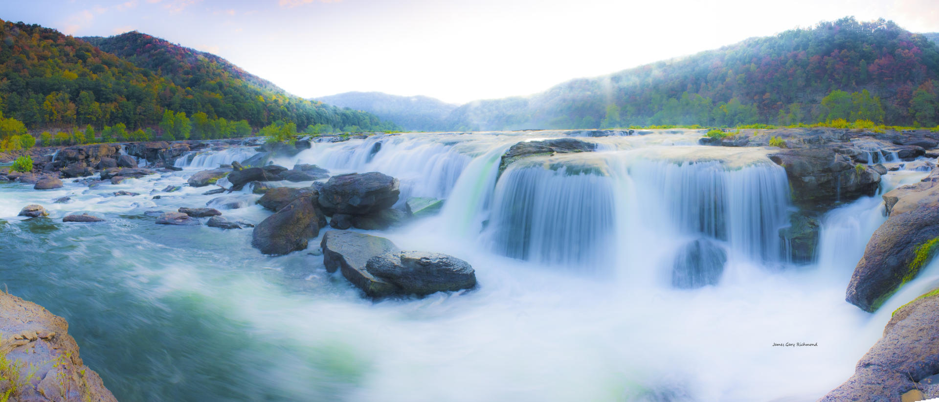 26649p nature, waterfalls, West Va new river,  .jpg