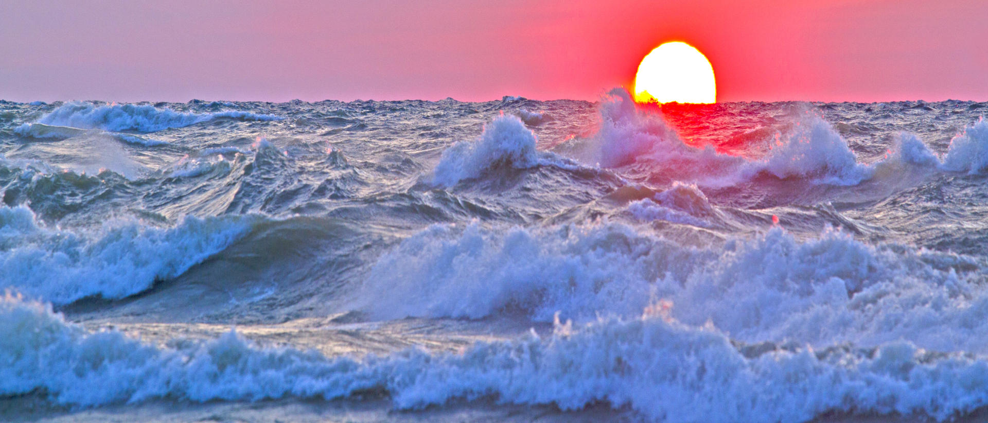 42622p beach, sunset waves, rough water .jpg