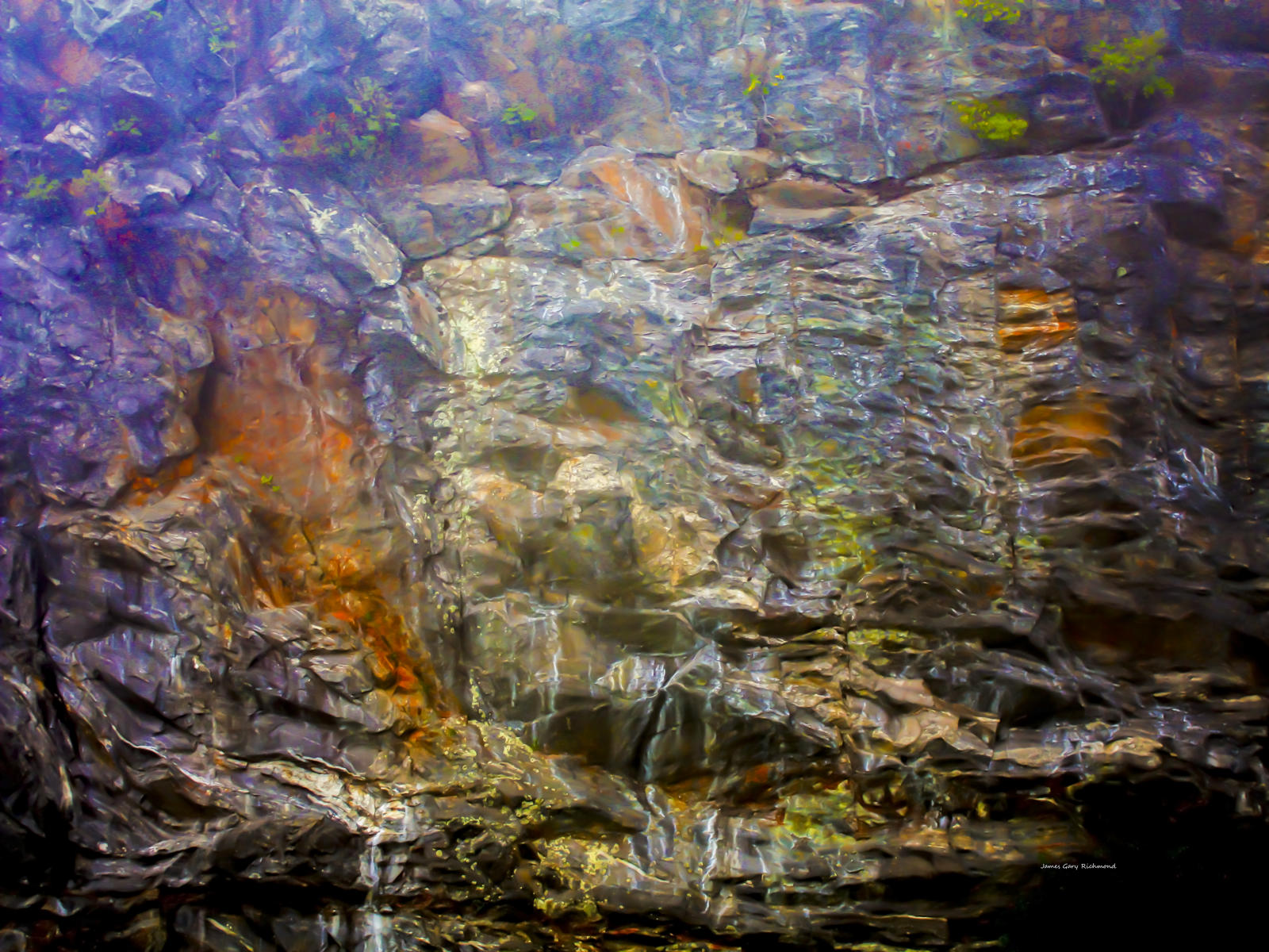 22639 nature, blue ridge rock wall in rain, .jpg